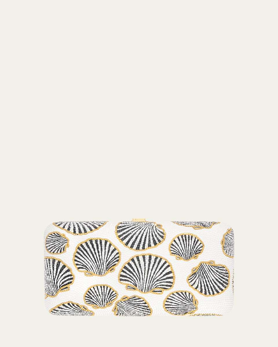 Rectangle Midnight Mollusk Aurum Clutch Bag